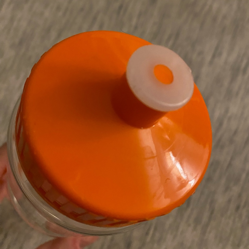 Orangetheory | Clear OTF Branded Water Bottle with Orange Lid - Picture 4 of 5